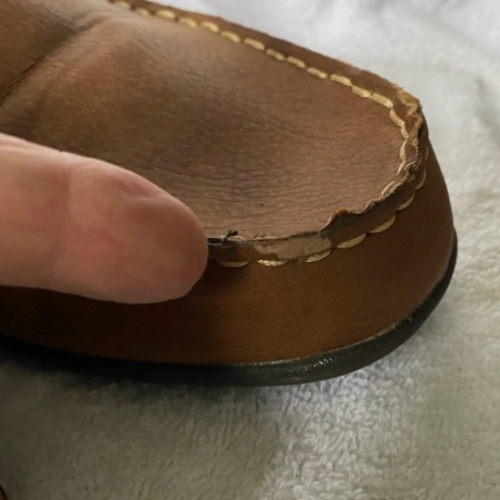 Sonoma Shoes‎ Mens Size 12 med Slip On Loafer’s Has A Flaw Front